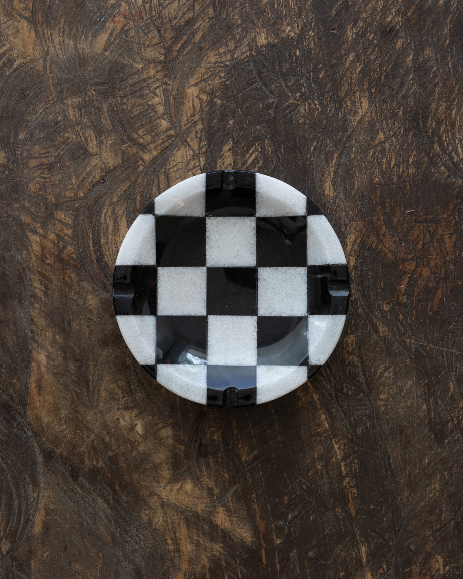 Checkered Ashtray