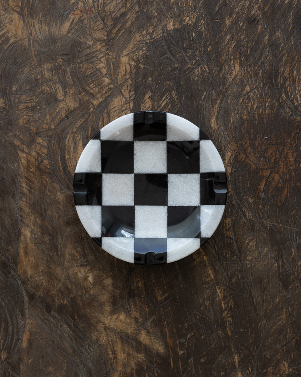 Checkered Ashtray