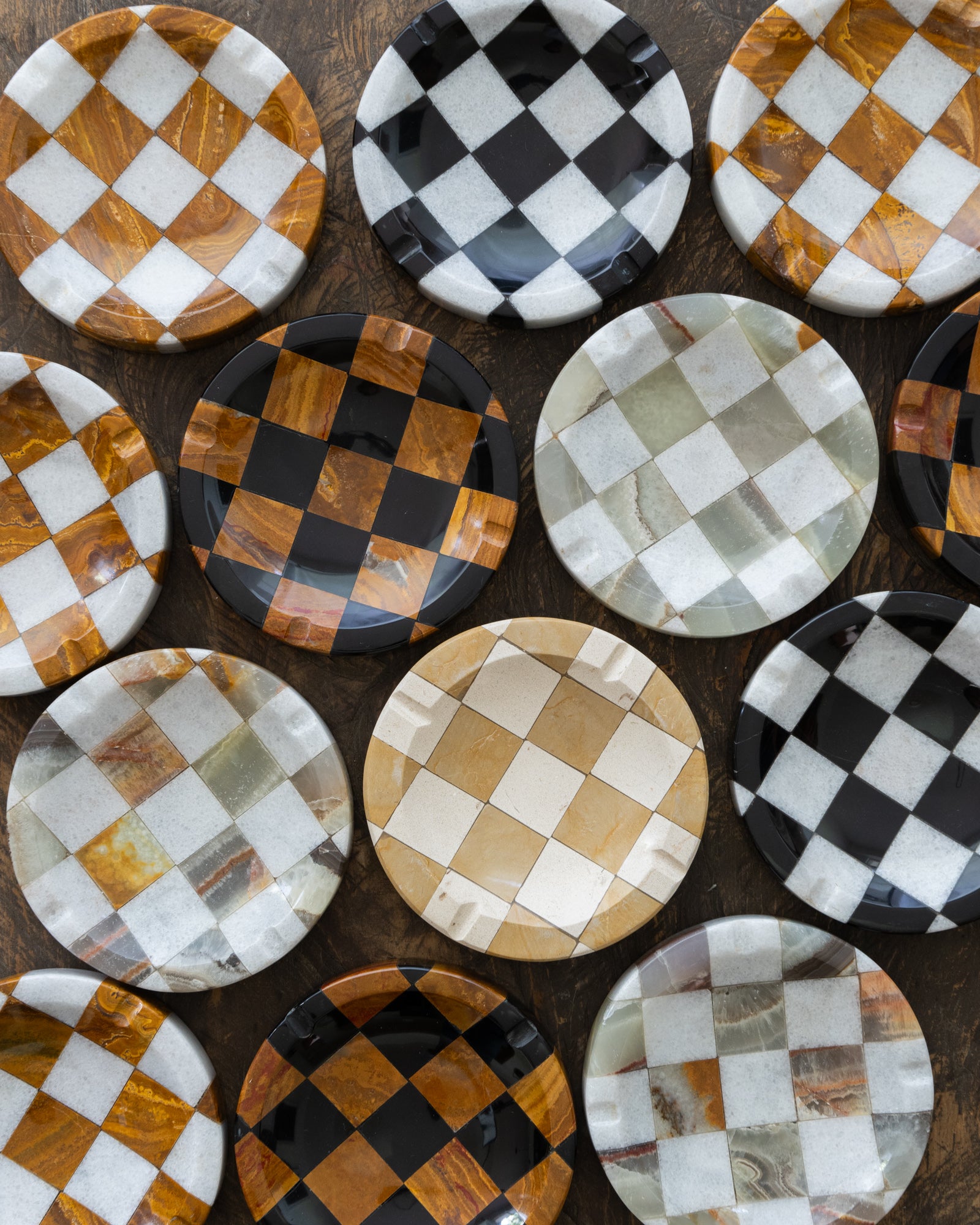 Checkered Ashtray